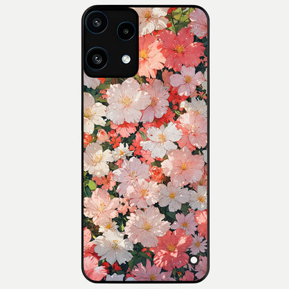  Blush Bloom Field Glass Case For Nothing Phone 3A Lite back cover – full design glossy printed glass finish