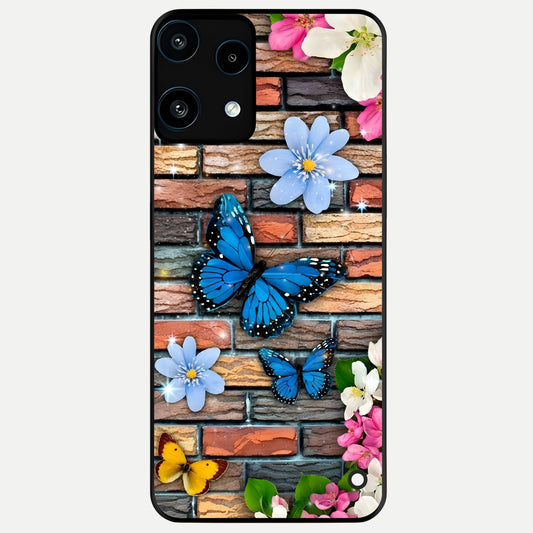  Brick Bloom Flight Glass Case For Nothing Phone 3A Lite back cover – full design glossy printed glass finish