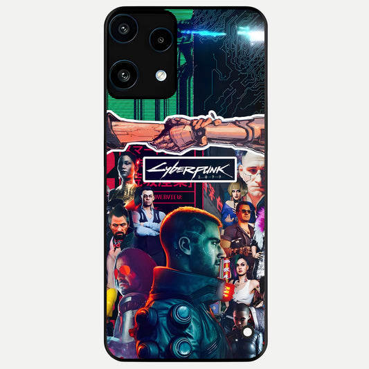  CYBERPUNK Legacy Glass Case For Nothing Phone 3A Lite back cover – full design glossy printed glass finish