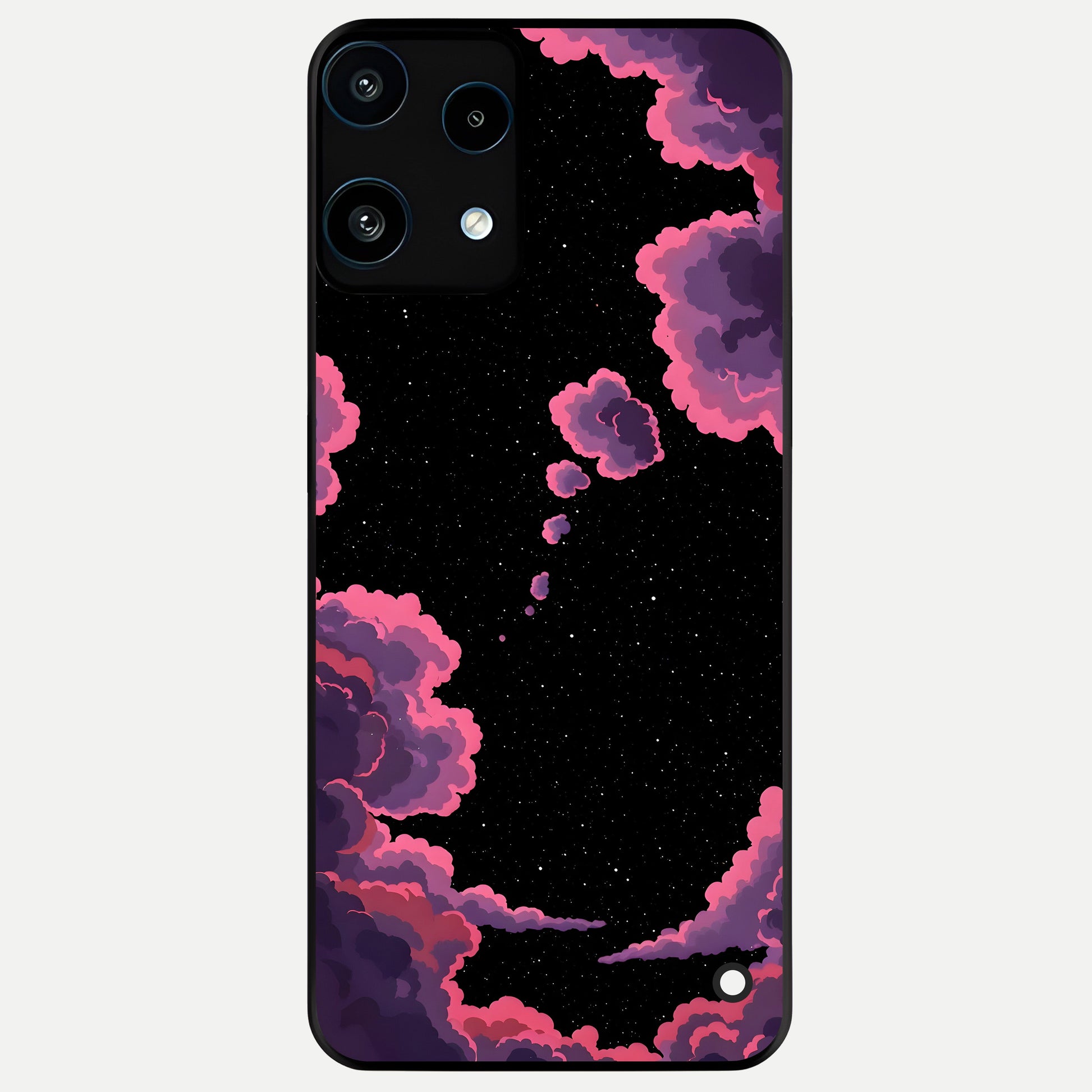  Cosmic Cloud Journey Glass Case For Nothing Phone 3A Lite back cover – full design glossy printed glass finish