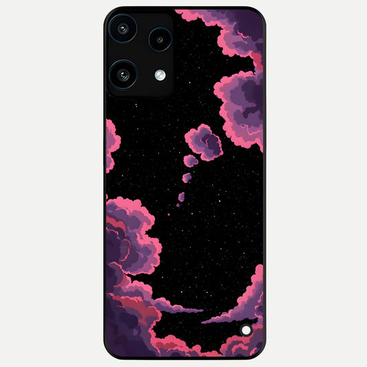  Cosmic Cloud Journey Glass Case For Nothing Phone 3A Lite back cover – full design glossy printed glass finish