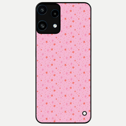  Cosmic Pink Sparkle Glass Case For Nothing Phone 3A Lite back cover – full design glossy printed glass finish