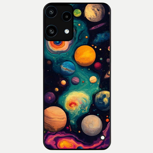  Cosmic Planet Journey Glass Case For Nothing Phone 3A Lite back cover – full design glossy printed glass finish