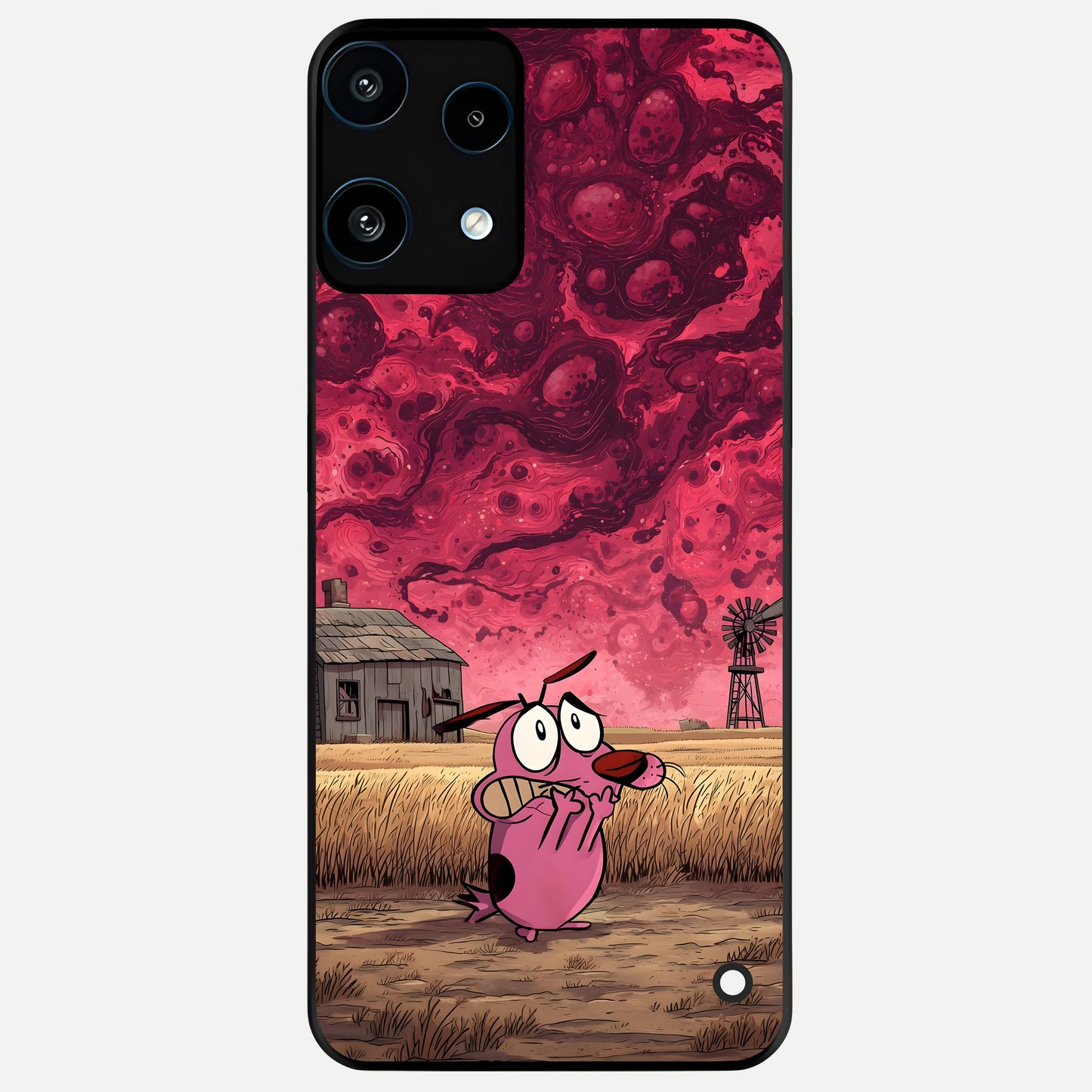  Courage Under Sky Glass Case For Nothing Phone 3A Lite back cover – full design glossy printed glass finish