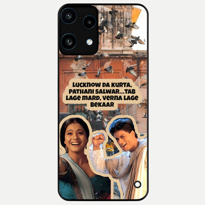  Desi Retro Vibes Glass Case For Nothing Phone 3A Lite back cover – full design glossy printed glass finish