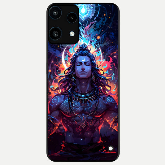  Divine Fire Shiv Glass Case For Nothing Phone 3A Lite back cover – full design glossy printed glass finish