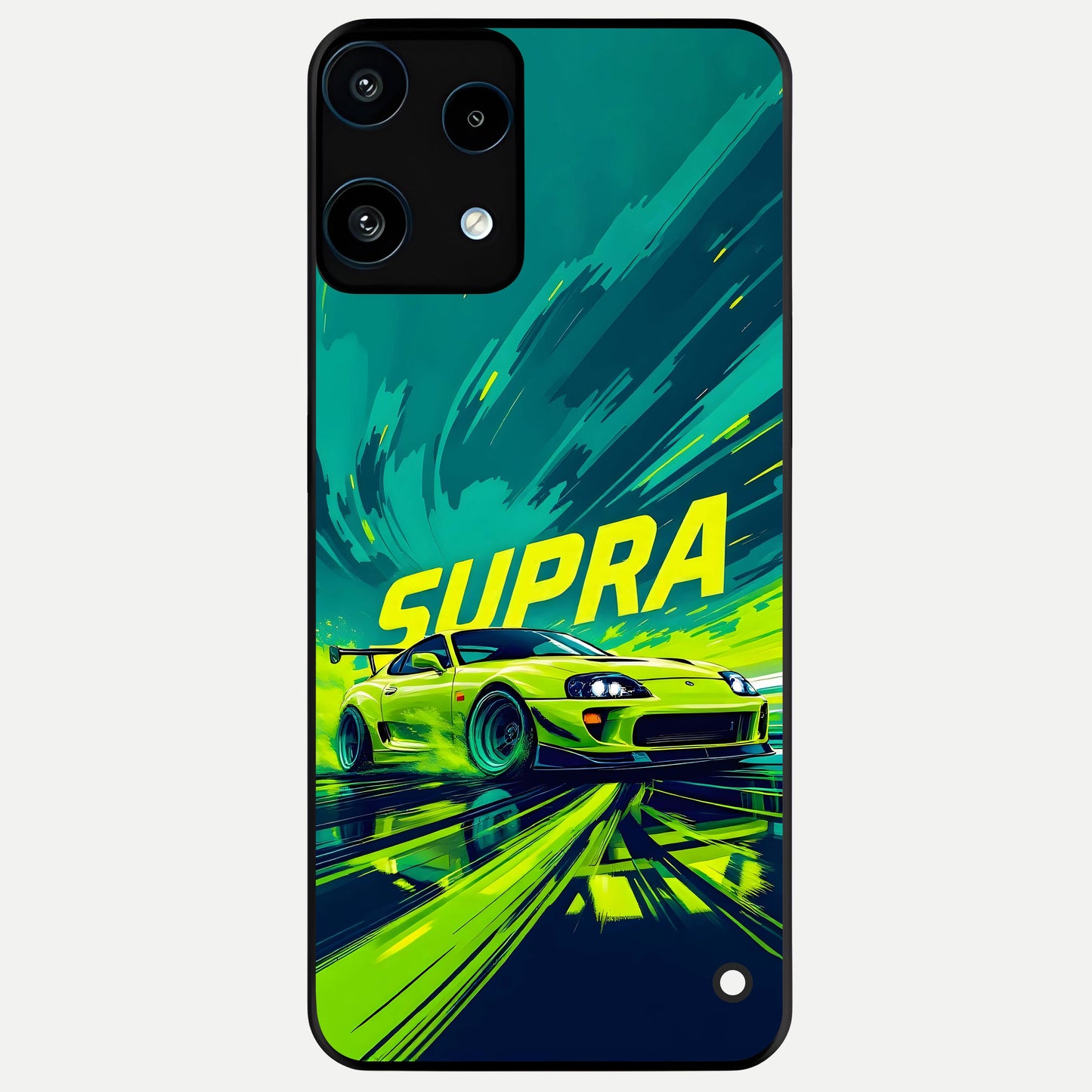  Electric Supra Thunder Glass Case For Nothing Phone 3A Lite back cover – full design glossy printed glass finish