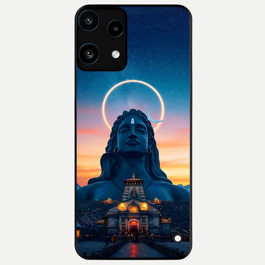  Eternal Shiva Aura Glass Case For Nothing Phone 3A Lite back cover – full design glossy printed glass finish