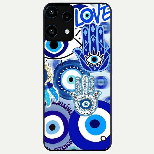  Evil Eyes Dream Glass Case For Nothing Phone 3A Lite back cover – full design glossy printed glass finish
