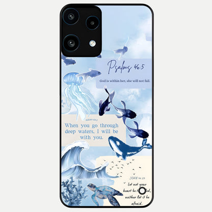  Faithful Ocean Promise Glass Case For Nothing Phone 3A Lite back cover – full design glossy printed glass finish
