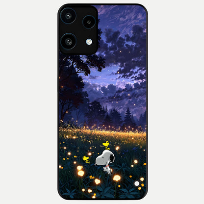  Firefly Meadow Magic Glass Case For Nothing Phone 3A Lite back cover – full design glossy printed glass finish