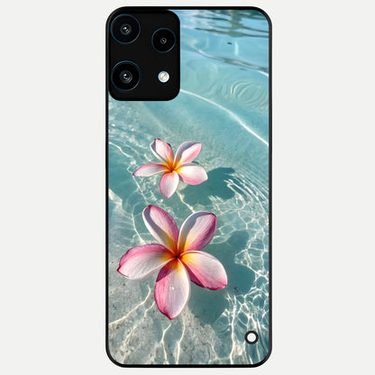  Floating Bloom Bliss Glass Case For Nothing Phone 3A Lite back cover – full design glossy printed glass finish