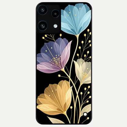  Flower Bloom Glow Glass Case For Nothing Phone 3A Lite back cover – full design glossy printed glass finish