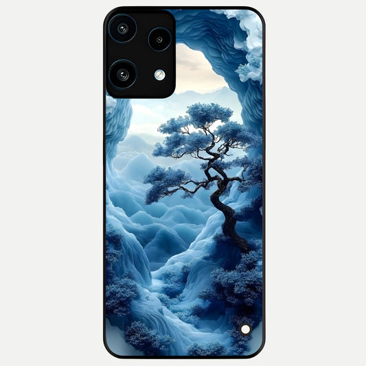  Frozen Serenity Gate Glass Case For Nothing Phone 3A Lite back cover – full design glossy printed glass finish