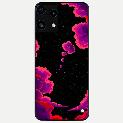 Galaxy Dream Frame Glass Case For Nothing Phone 3A Lite back cover – full design glossy printed glass finish