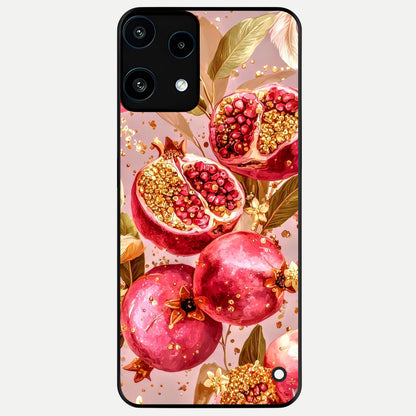 Golden Bloom Glow Glass Case For Nothing Phone 3A Lite back cover – full design glossy printed glass finish