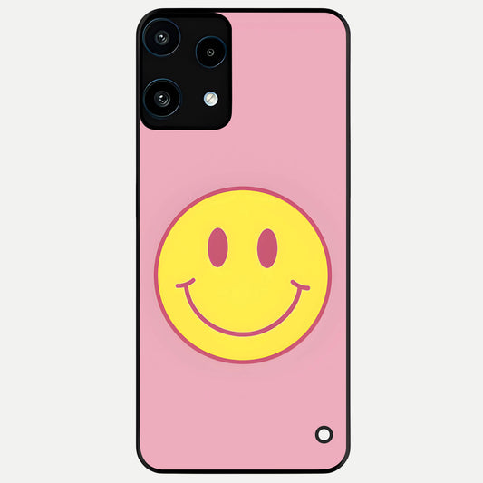  Happy Pink Mood Glass Case For Nothing Phone 3A Lite back cover – full design glossy printed glass finish