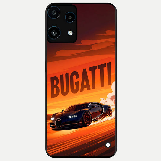  Inferno Bugatti Storm Glass Case For Nothing Phone 3A Lite back cover – full design glossy printed glass finish