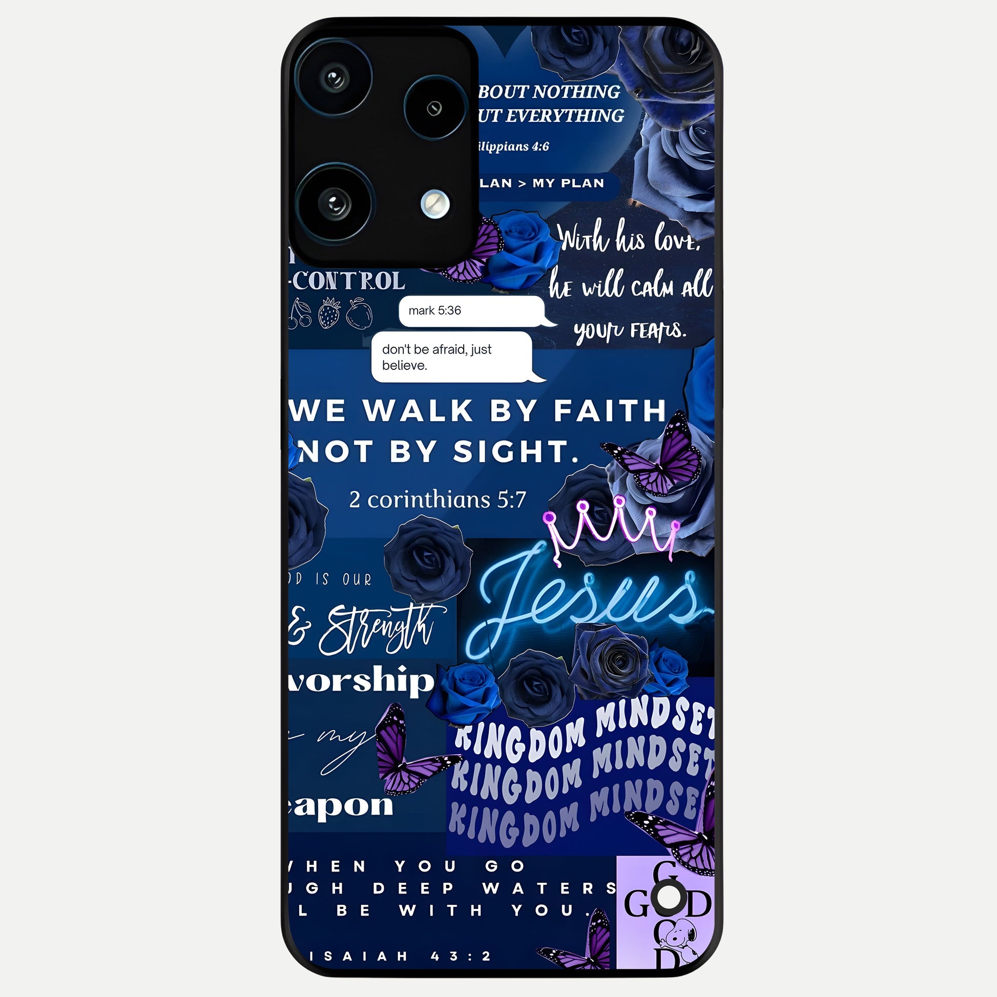  Kingdom Faith Glow Glass Case For Nothing Phone 3A Lite back cover – full design glossy printed glass finish