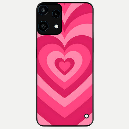  Layered Love Hearts Glass Case For Nothing Phone 3A Lite back cover – full design glossy printed glass finish