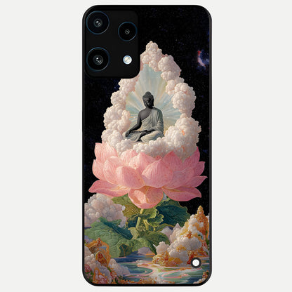  Lotus Divine Peace Glass Case For Nothing Phone 3A Lite back cover – full design glossy printed glass finish