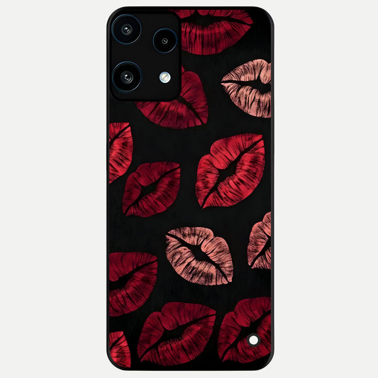  Midnight Kiss Love Glass Case For Nothing Phone 3A Lite back cover – full design glossy printed glass finish