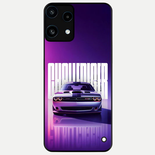  Midnight Muscle Ride Glass Case For Nothing Phone 3A Lite back cover – full design glossy printed glass finish
