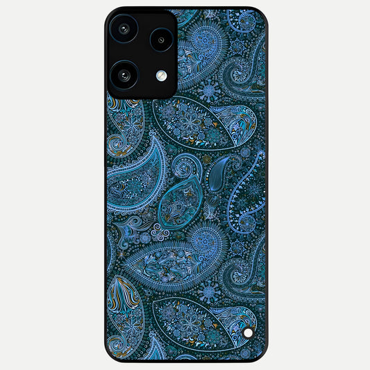  Midnight Paisley Glow Glass Case For Nothing Phone 3A Lite back cover – full design glossy printed glass finish