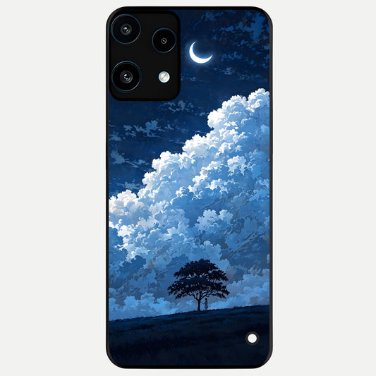  Midnight Sky Serenity Glass Case For Nothing Phone 3A Lite back cover – full design glossy printed glass finish