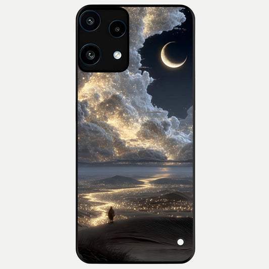  Moonlight Spark Path Glass Case For Nothing Phone 3A Lite back cover – full design glossy printed glass finish