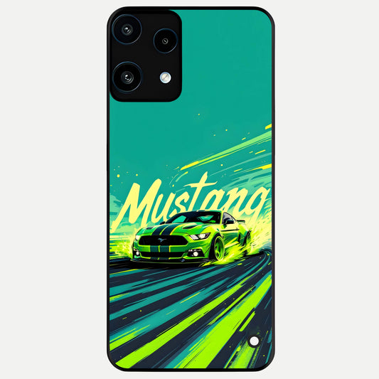  Mustang Bang Glass Case For Nothing Phone 3A Lite back cover – full design glossy printed glass finish