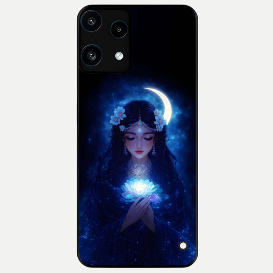  Mystic Moon Queen Glass Case For Nothing Phone 3A Lite back cover – full design glossy printed glass finish
