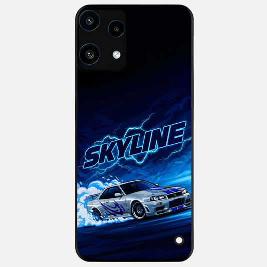 Neon Drift Beast Glass Case For Nothing Phone 3A Lite back cover – full design glossy printed glass finish