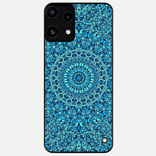  Ocean Bloom Mandala Glass Case For Nothing Phone 3A Lite back cover – full design glossy printed glass finish