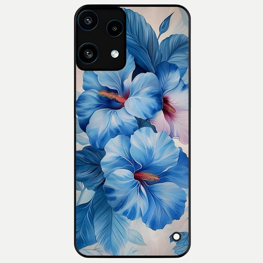  Ocean Hibiscus Grace Glass Case For Nothing Phone 3A Lite back cover – full design glossy printed glass finish