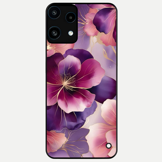  Pink Bouquet Florals Glass Case For Nothing Phone 3A Lite back cover – full design glossy printed glass finish