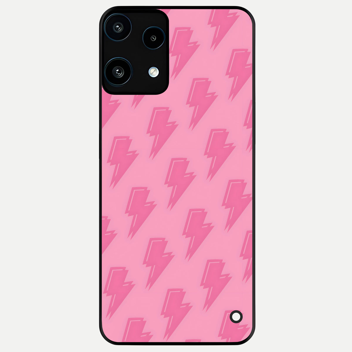  Pink Moo Magic Glass Case For Nothing Phone 3A Lite back cover – full design glossy printed glass finish