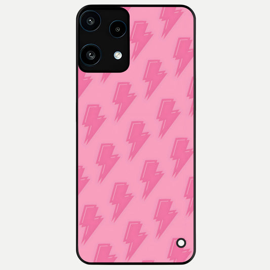  Pink Moo Magic Glass Case For Nothing Phone 3A Lite back cover – full design glossy printed glass finish