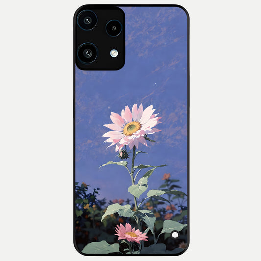  Pink Shells Outline Glass Case For Nothing Phone 3A Lite back cover – full design glossy printed glass finish