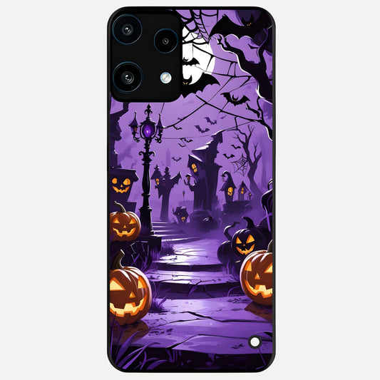  Pumpkin Patch Halloween Glass Case For Nothing Phone 3A Lite back cover – full design glossy printed glass finish