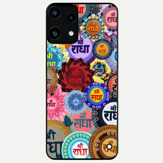  Radha Divine Bloom Glass Case For Nothing Phone 3A Lite back cover – full design glossy printed glass finish