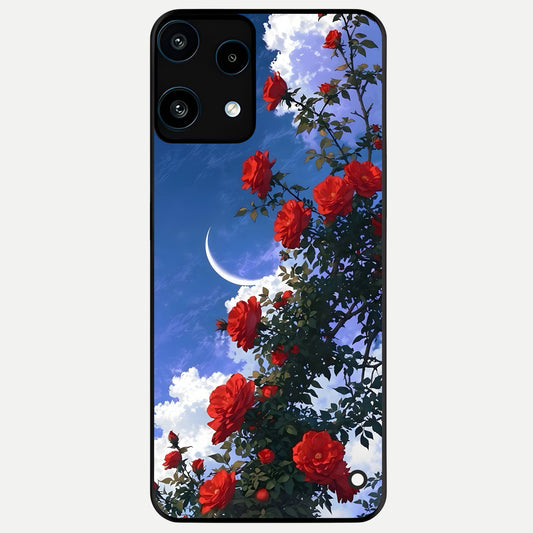  Rose Drift Flowers Glass Case For Nothing Phone 3A Lite back cover – full design glossy printed glass finish