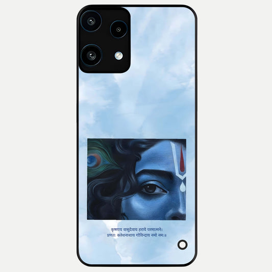  Spiritual Krishna Glass Case For Nothing Phone 3A Lite back cover – full design glossy printed glass finish