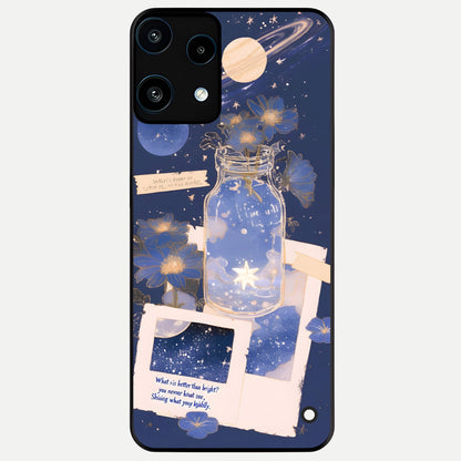  Starlit Cosmic Jar Glass Case For Nothing Phone 3A Lite back cover – full design glossy printed glass finish
