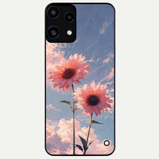  Sun Moon Balance Glass Case For Nothing Phone 3A Lite back cover – full design glossy printed glass finish