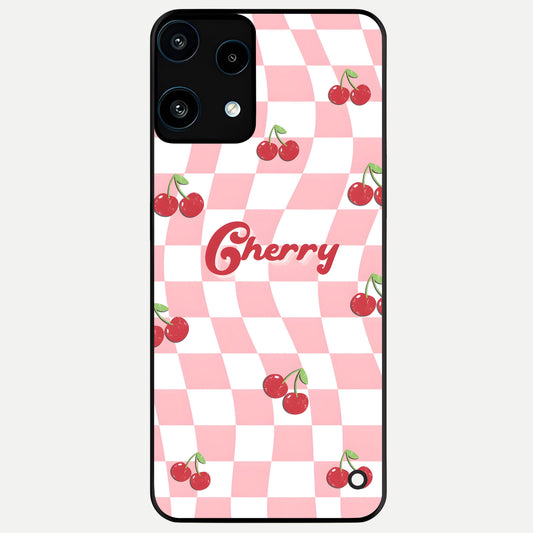  Sweet Cherry Vibes Glass Case For Nothing Phone 3A Lite back cover – full design glossy printed glass finish