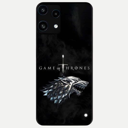  Throne Wolf Legacy Glass Case For Nothing Phone 3A Lite back cover – full design glossy printed glass finish