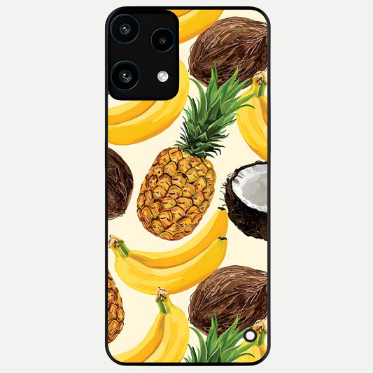  Tropical Fruit Mood Glass Case For Nothing Phone 3A Lite back cover – full design glossy printed glass finish
