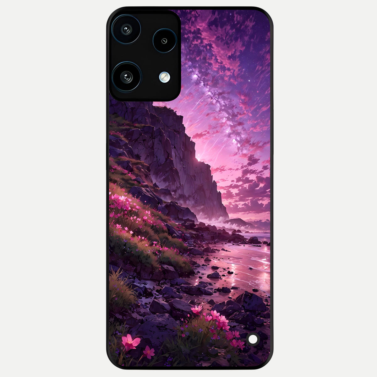  Twilight Blossom Coast Glass Case For Nothing Phone 3A Lite back cover – full design glossy printed glass finish