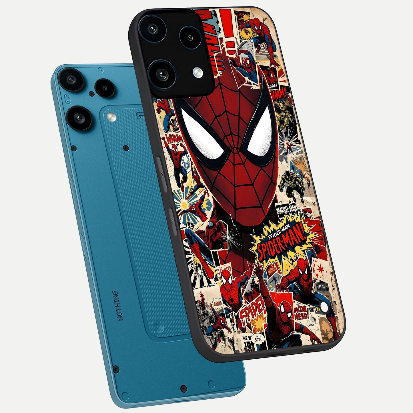  Aesthetic Wonder Spider phone case For Nothing Phone 3A Lite showing premium glass back cover with detailed artwork